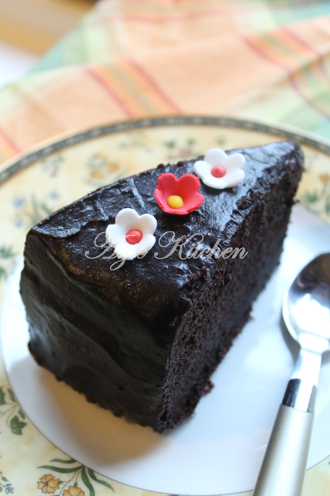 Kek Coklat Lembab Kukus "To Die For" - Azie Kitchen