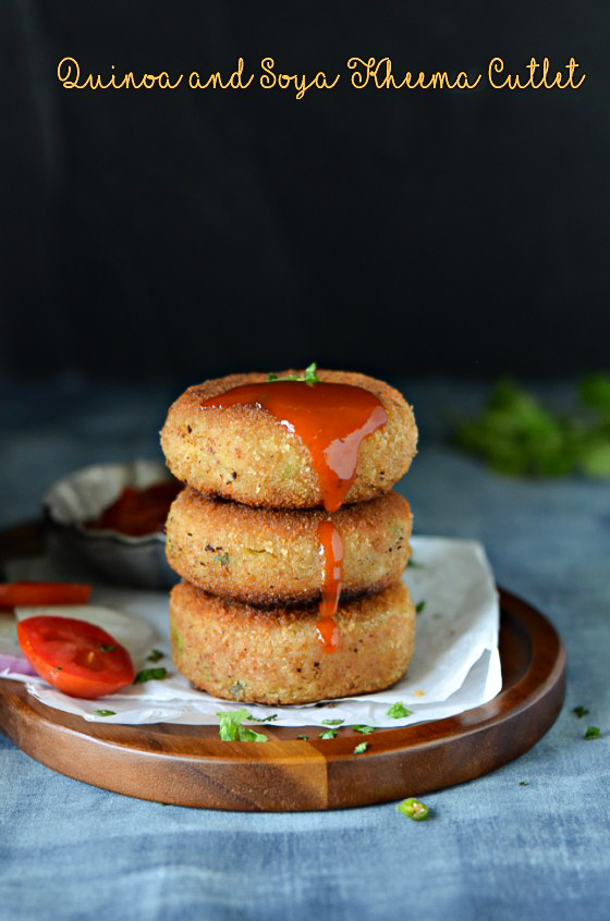 Quinoa and Soya Kheema Cutlet