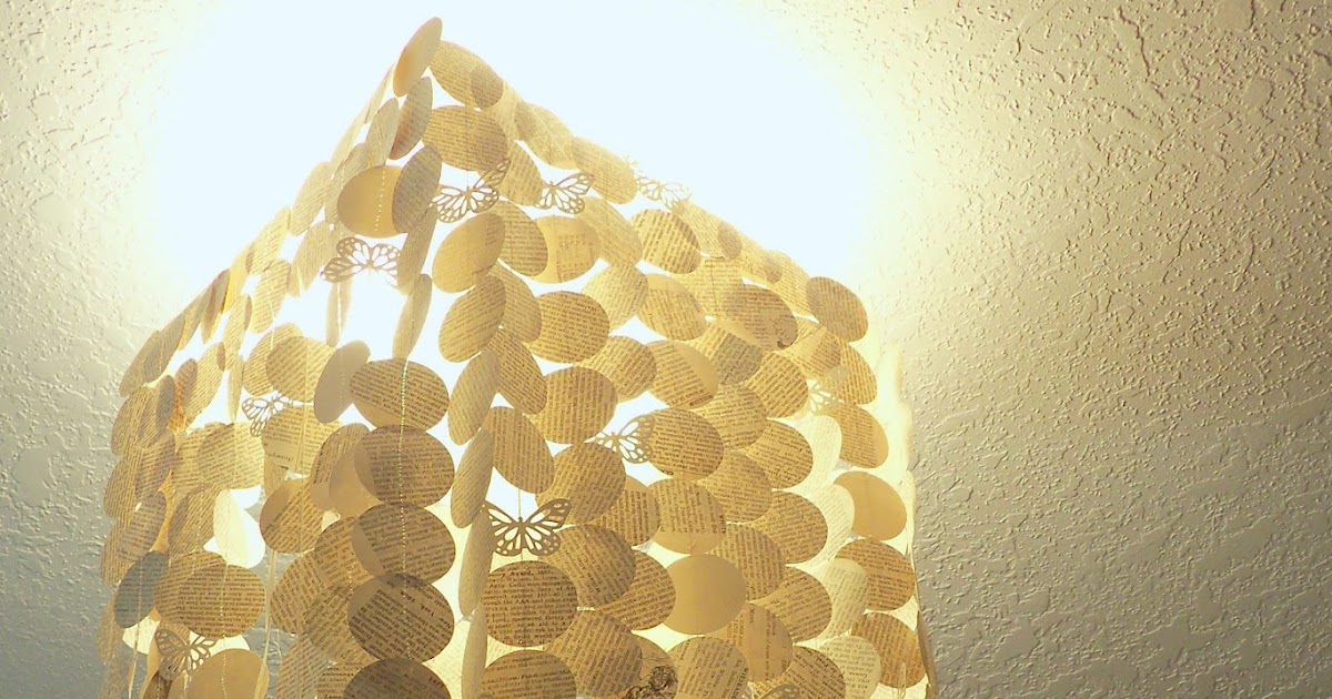 Make The Best of Things: Book Page Chandelier