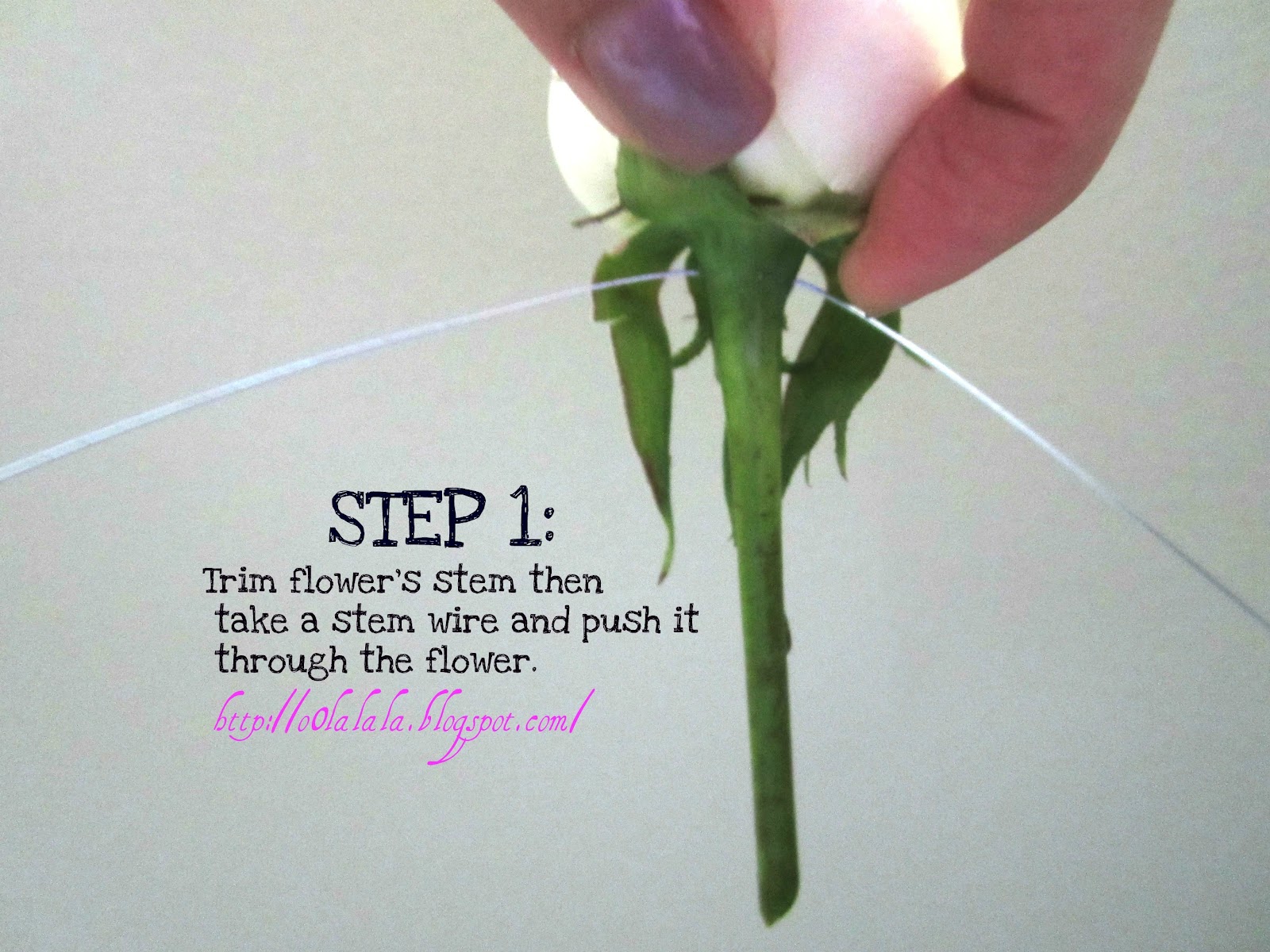 DIY WRIST CORSAGE FOR PROM OR A WEDDING o0LaLaLa