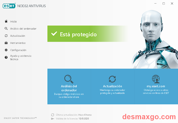 Descargar ESET NOD32 Antivirus 11 Keys Gratis _ captura 1