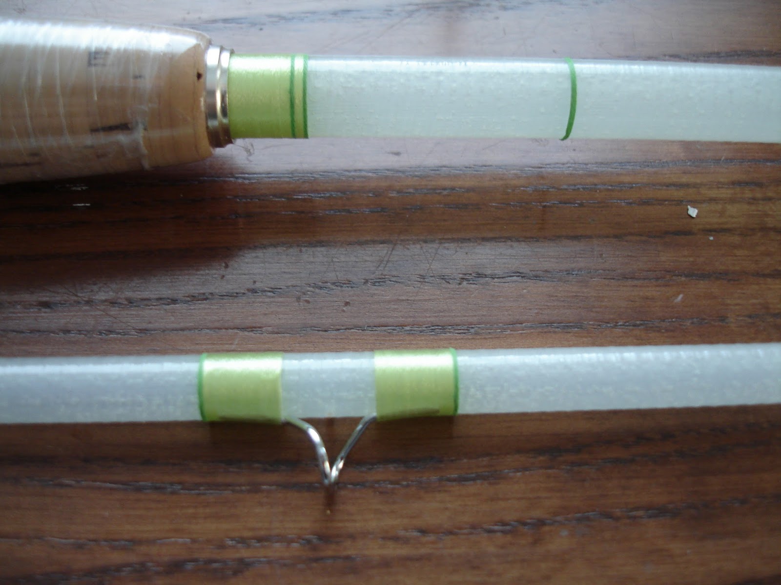 XanderFlyrods KABUTO7033 WHITE FIBERGLASS FLY ROD