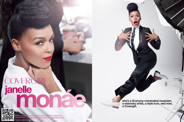 JANELLE MONAE THE NEW FACE OF COVERGIRL
