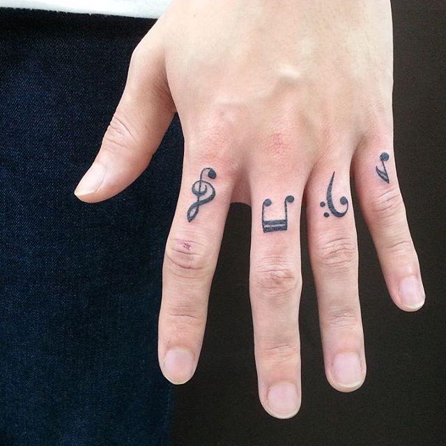 Tatuagem no dedo Tatuagem no dedo