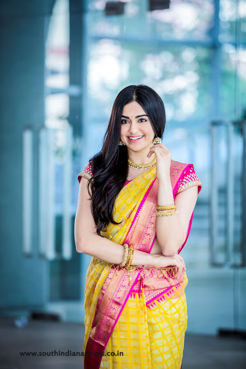 Adah Sharma Photoshoot For Saree Niketan