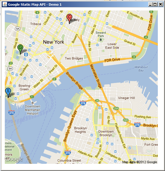 My Data Visualization Projects Google Maps in Java Part 1