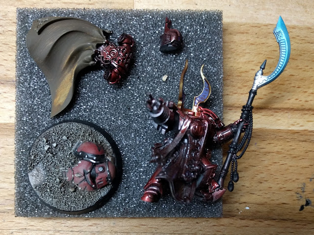 Ahriman disassembled and in progress