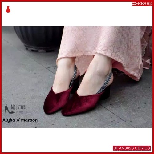 DFAN3028S103 Sepatu Tm07 Hak Tahu Wanita Sol Karet BMGShop