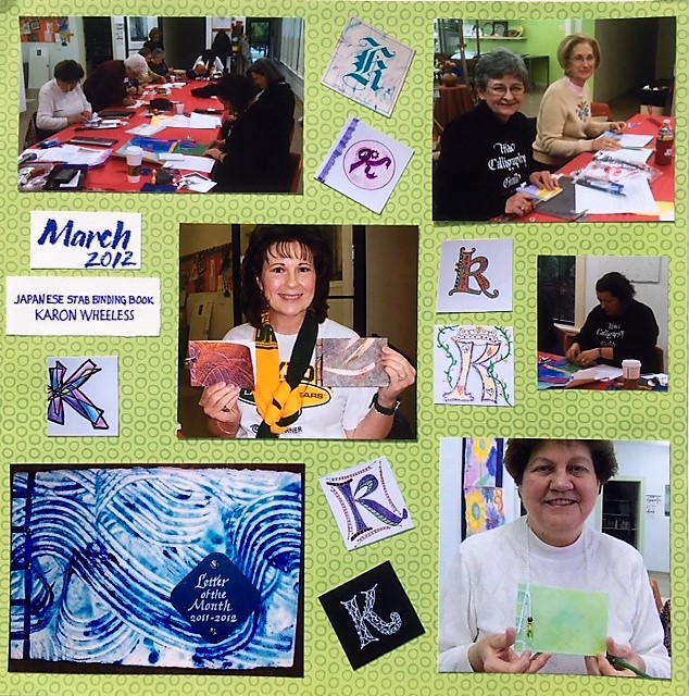 Waco Calligraphy Guild 2012 Scrapbook