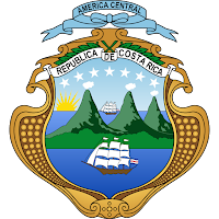 Logo Gambar Lambang Simbol Negara Kosta Rika PNG JPG ukuran 200 px