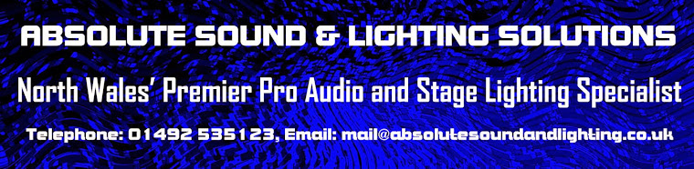 Absolute Sound and Lighting Solutions - the local music and DJ shop in Colwyn Bay