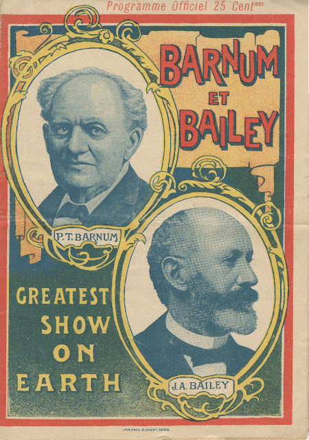 Programme du cirque Barnum & Bailey, tournée en europe 1902