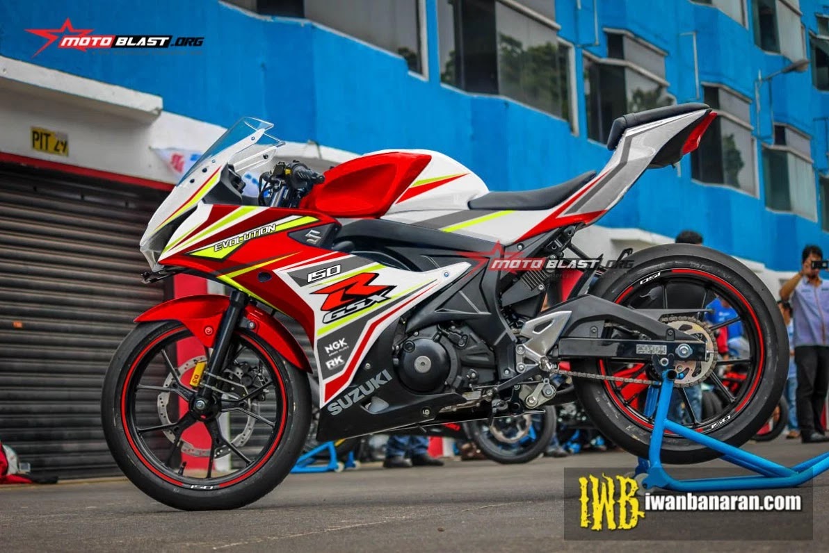 Keren Ini 19 Gambar Modifikasi warna Suzuki GSX R150 