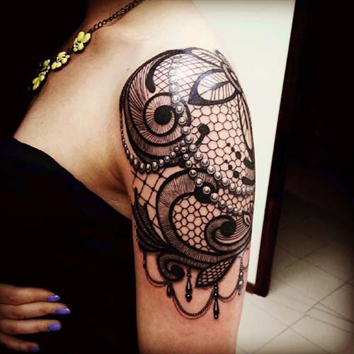 dantel kadın omuz dövmeleri lace woman shoulder tattoos dantel kadın omuz dövmeleri lace woman shoulder tattoos