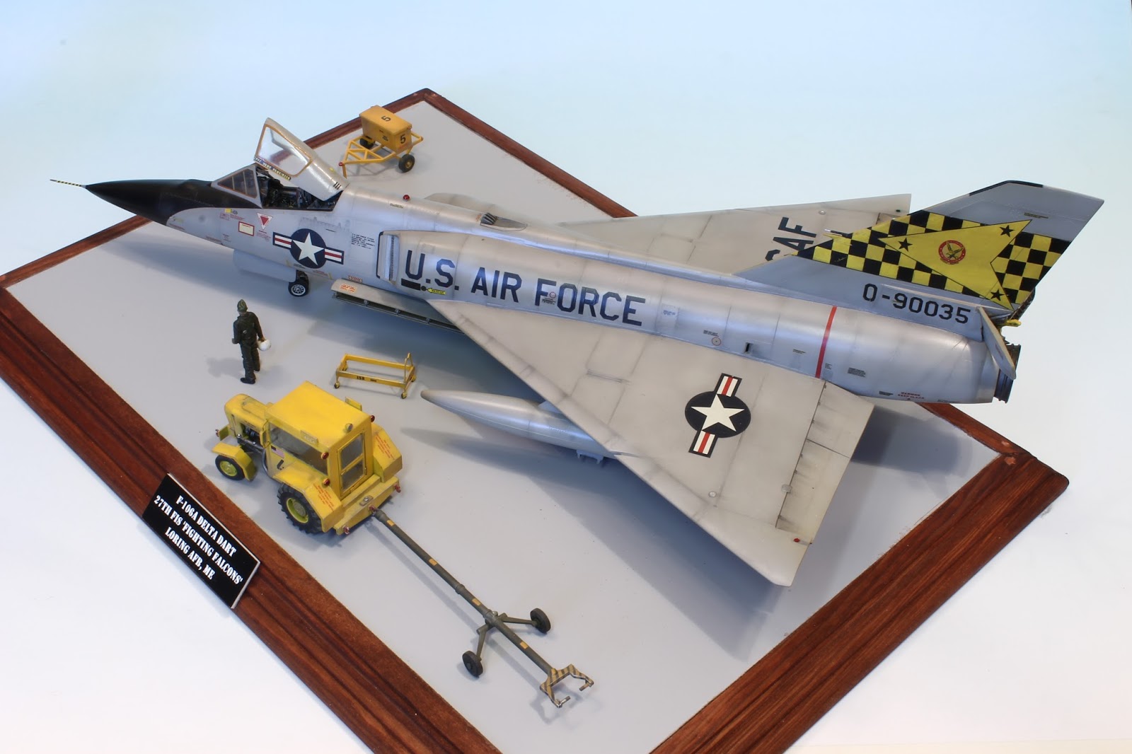 Istvan Michalko's scale models Convair F106A Delta Dart Monogram, 1
