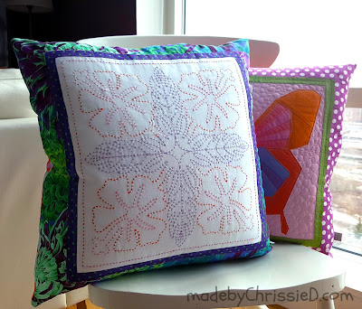 Blousy Blooms Pillow Cushion tute by www.madebyChrissieD.com