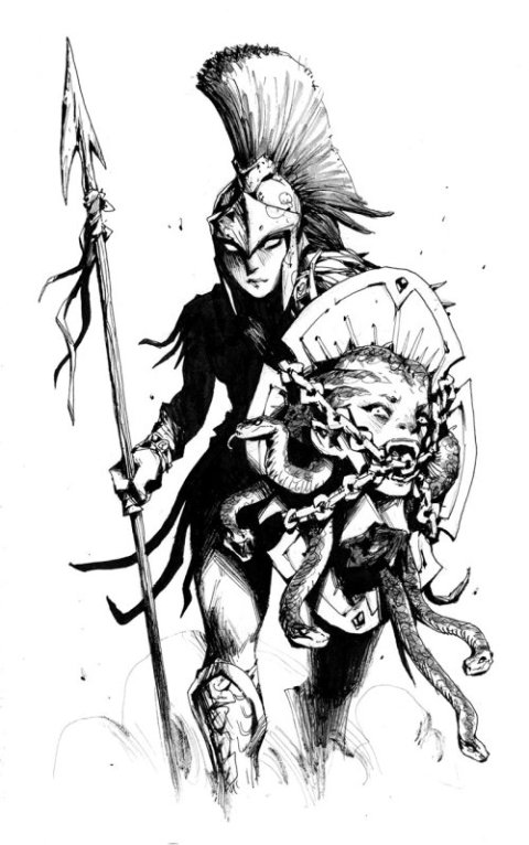 As ilustrações em forma de sketches de fantasia em preto e branco de Andrew Mar Andrew Mar artstation arte ilustrações fantasia sketches preto e branco