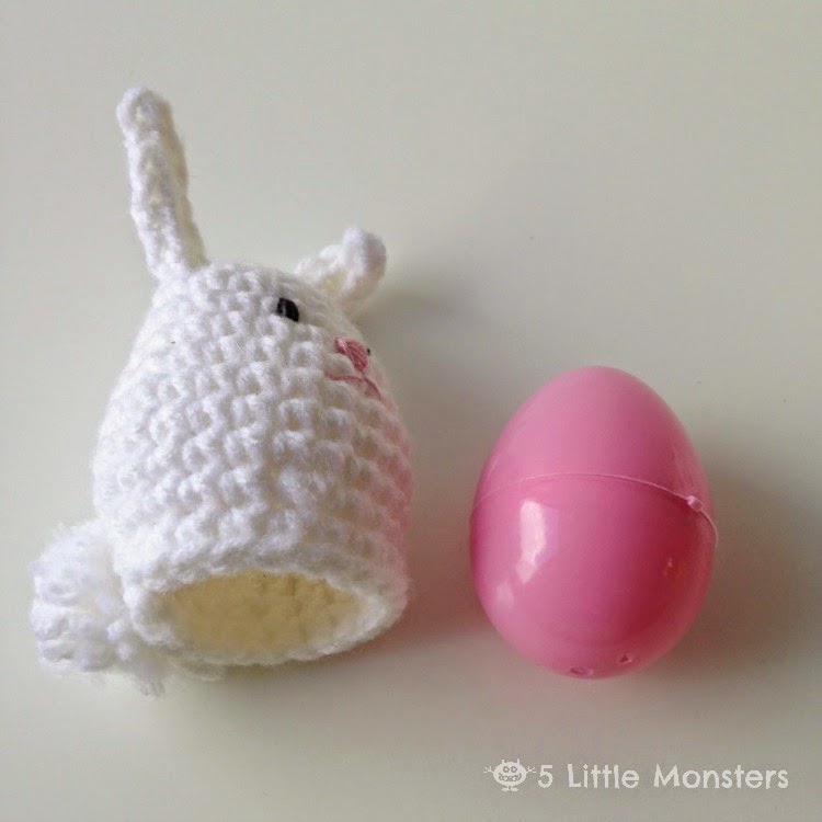 5 Little Monsters Crocheted Easter Egg Covers