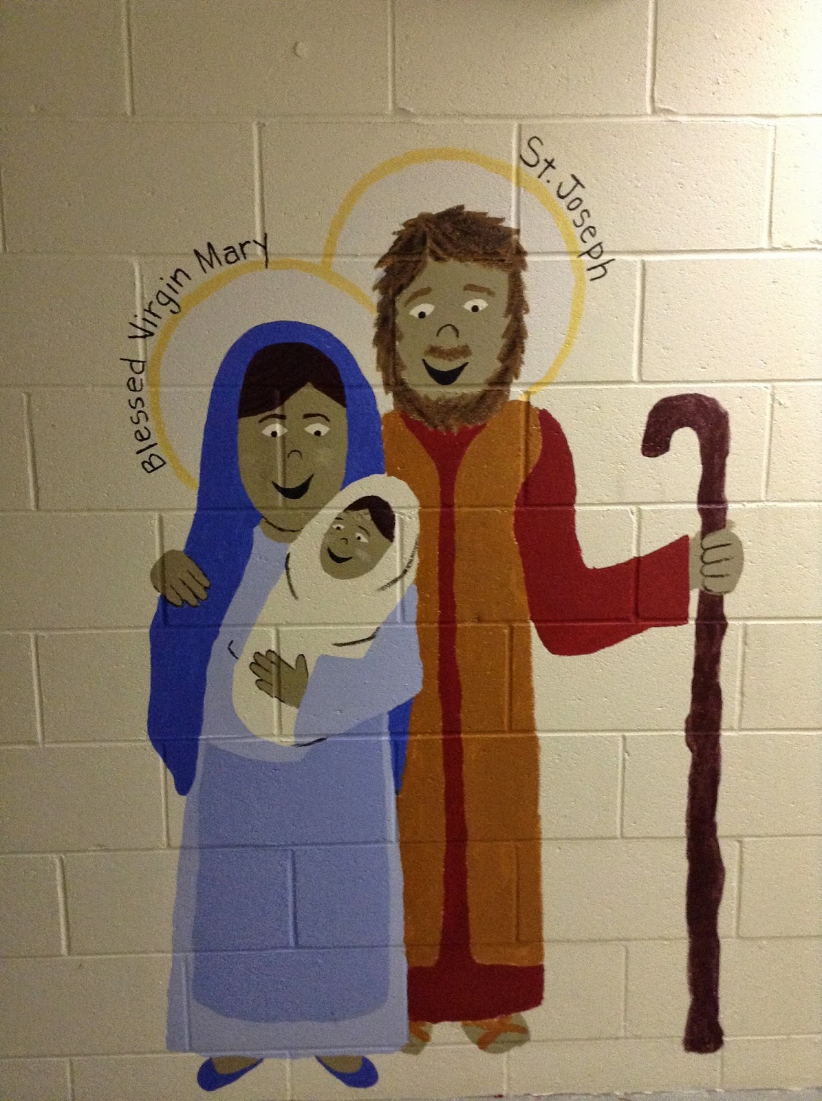 http://looktohimandberadiant.blogspot.com/2013/05/saints-coloring-pages-and-murals-holy.html