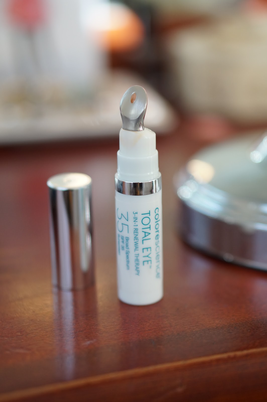 COLORESCIENCE TOTAL EYE  by popular North Carolina beauty blogger Rebecca Lately