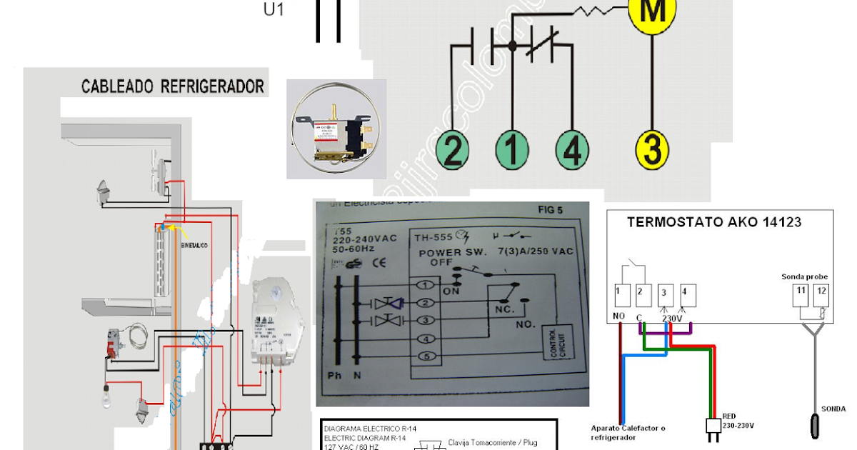 termostatos ~ Esquemas eléctricos
