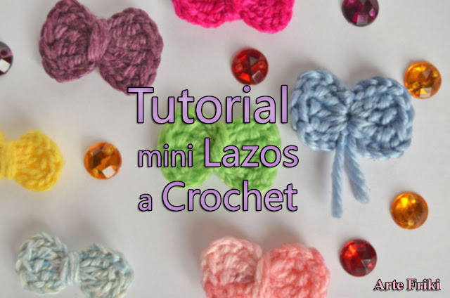 videotutorial tutorial patron lazo bow pattern how to crochet como tejer ganchillo arte friki