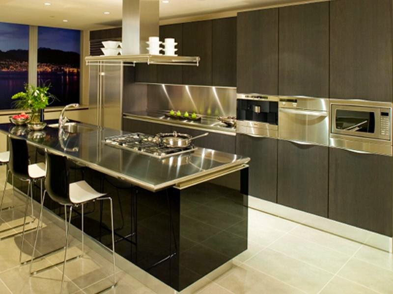 The Fabulous Modern Stainless Steel Kitchen Table Design Ideas photo