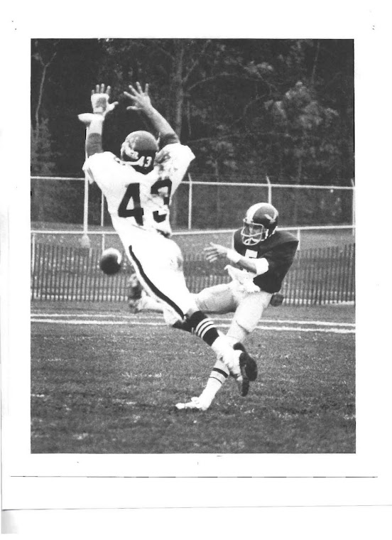 Phillip blocking punt against Clarion State University 1979, Blog at Phillip Bianco Football