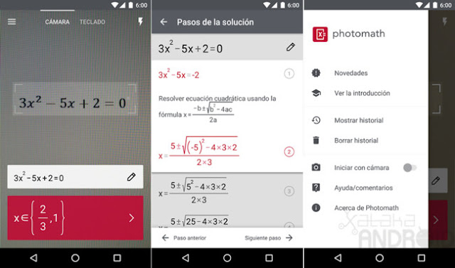 اليوم ستنتهي معاناتك مع الرياضيات عبر هذا التطبيق! Photomath - Calculatrice-photo