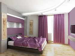 bedroom schemes purple rose wood furniture