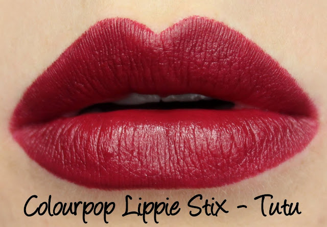 ColourPop Lippie Stix - Tutu Swatches & Review