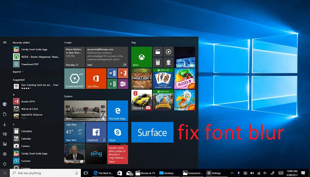 Cara Mengatasi Font yang Buram atau Blur di Windows 10