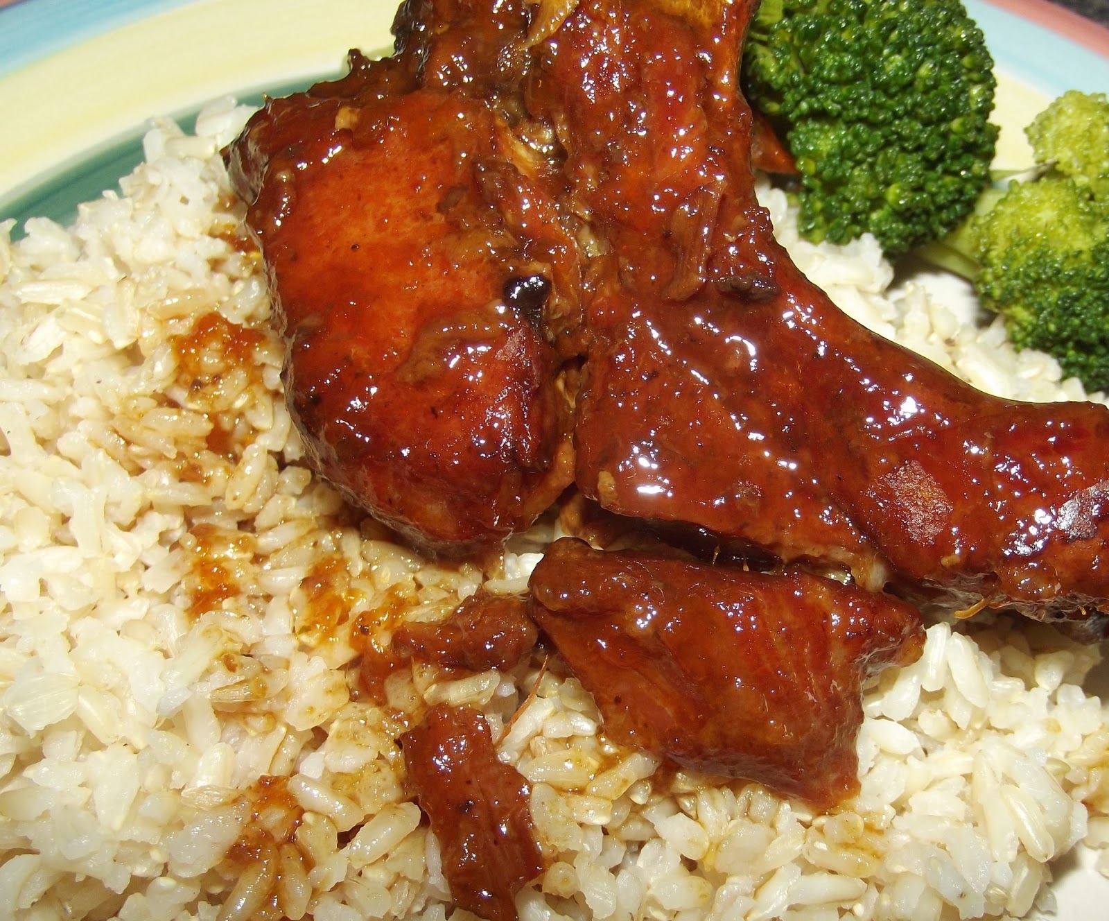 CinnamonSugar CountryStyle Pork Ribs in Apricot sauce