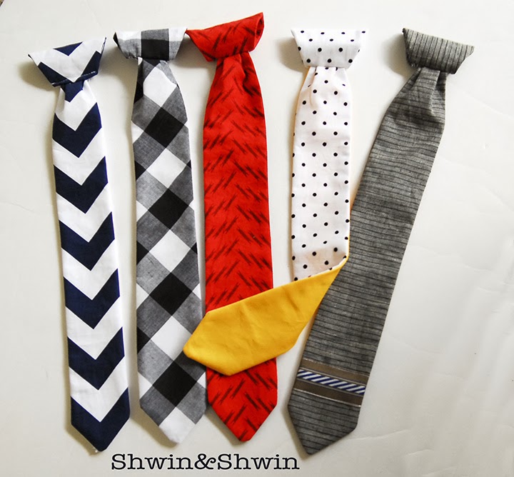 10 min tie {with free PDF pattern} - Shwin and Shwin