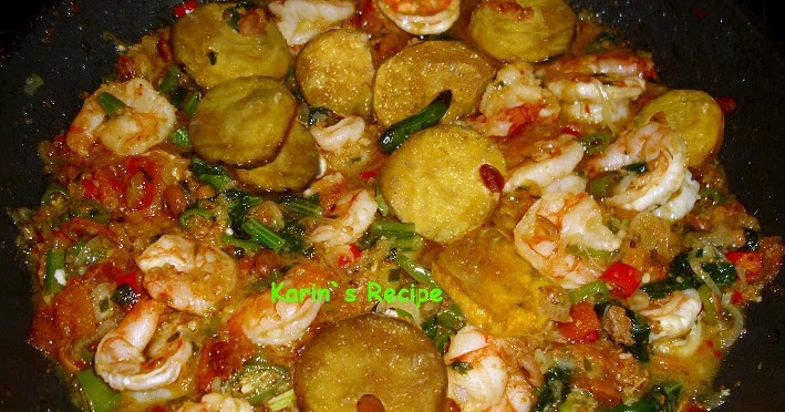 Karin's Recipe: Udang & Tahu Masak Tauco (Shrimps & Tofu cooked with Fermented Soy Beans)