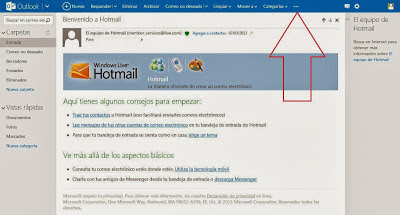 enable more options for hotmail