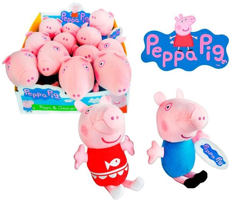 hipótesis Masculinidad equilibrio Mundo Peppa Pig: Peluche George y Peppa Pig