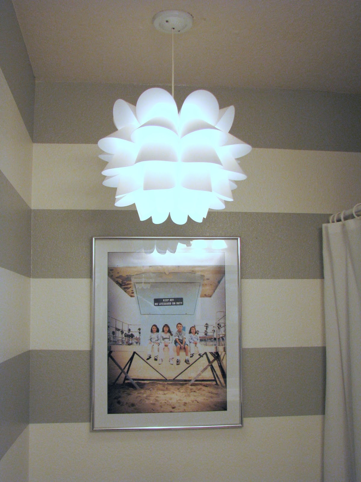 All You Need Is Love.... and Paint: Kids Bathroom Lighting