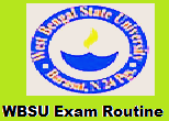 WBSU WBSU Exam Schedule 2016 - 2017 @wbsubregistration.org