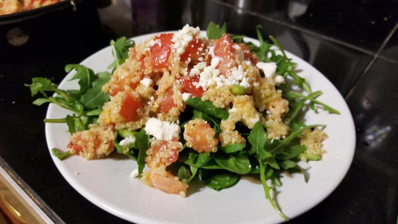 Mediterranean Edamame Grain Salad