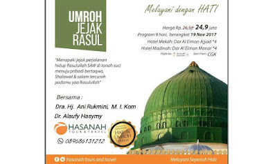 Umroh Hasanah Tours Semarang | Menapaki Jejak Rasul 19 Nov 2017 Travel Umroh Semarang, Umroh Murah, Umroh dan Haji, Travel Umroh dan Haji, Biro Umroh dan Haji, Umroh Semarang,info umroh dan haji Semarang