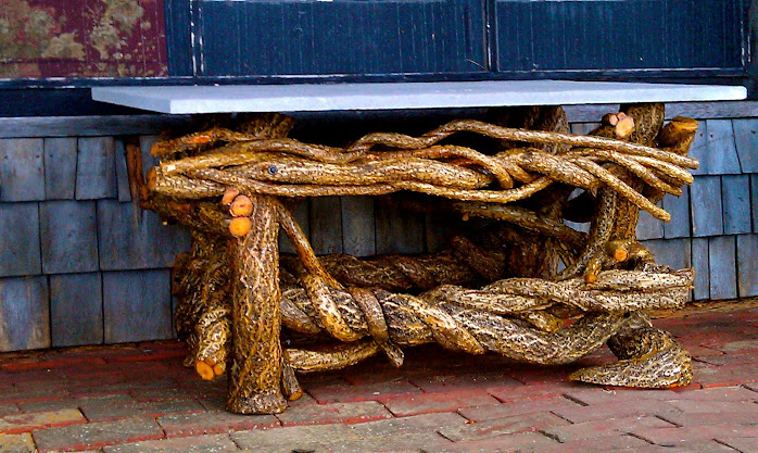 Handcrafted outdoor coffee table