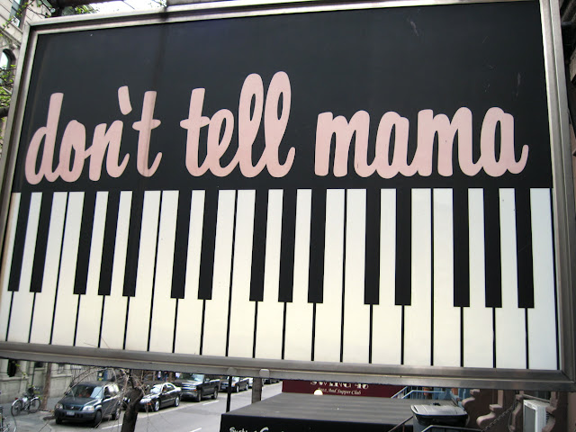 Don't Tell Mama will have listening to someone tickle the ivories while dining at this New York restaurant.