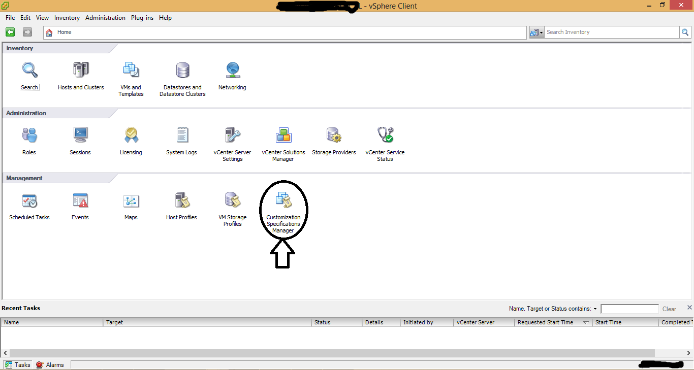 Vmware view Sysprep customization steps