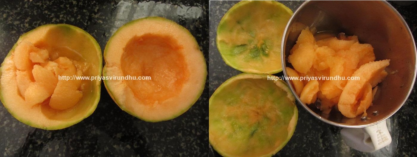 Priya's Virundhu.... Kirni Pazham Juice Recipe/Musk Melon Juice Recipe