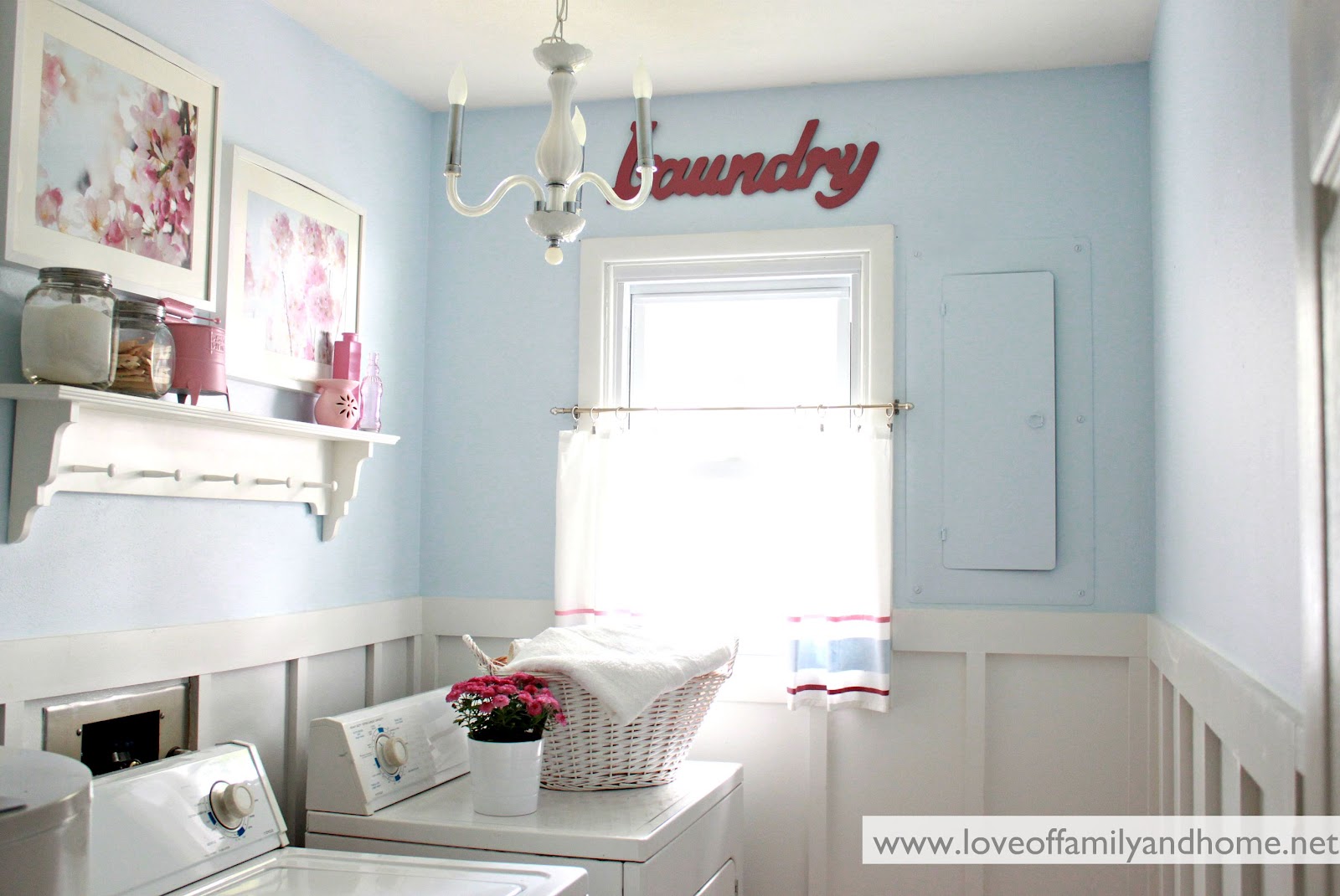 Love Of Family & Home: Laundry Room Reveal {Take 2