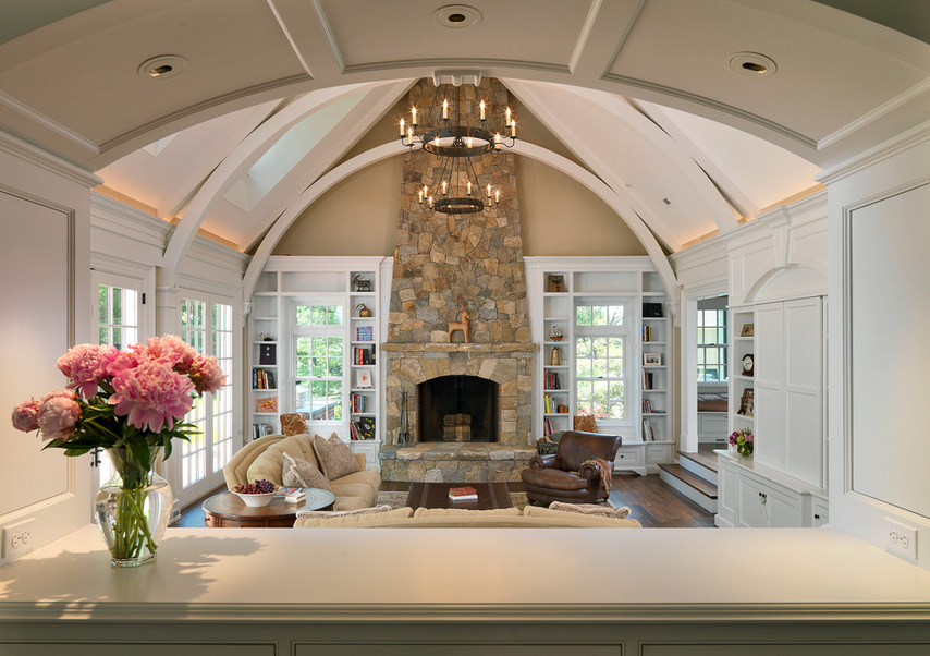 salón en estilo colonial clásico