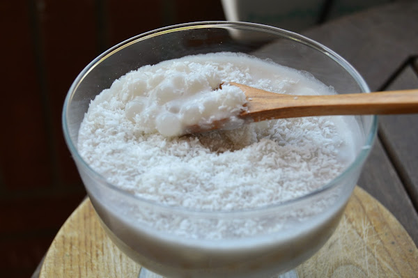 Perlas de tapioca con leche de coco (Vegano, Sin azúcar, y Sin gluten) |  Cocina