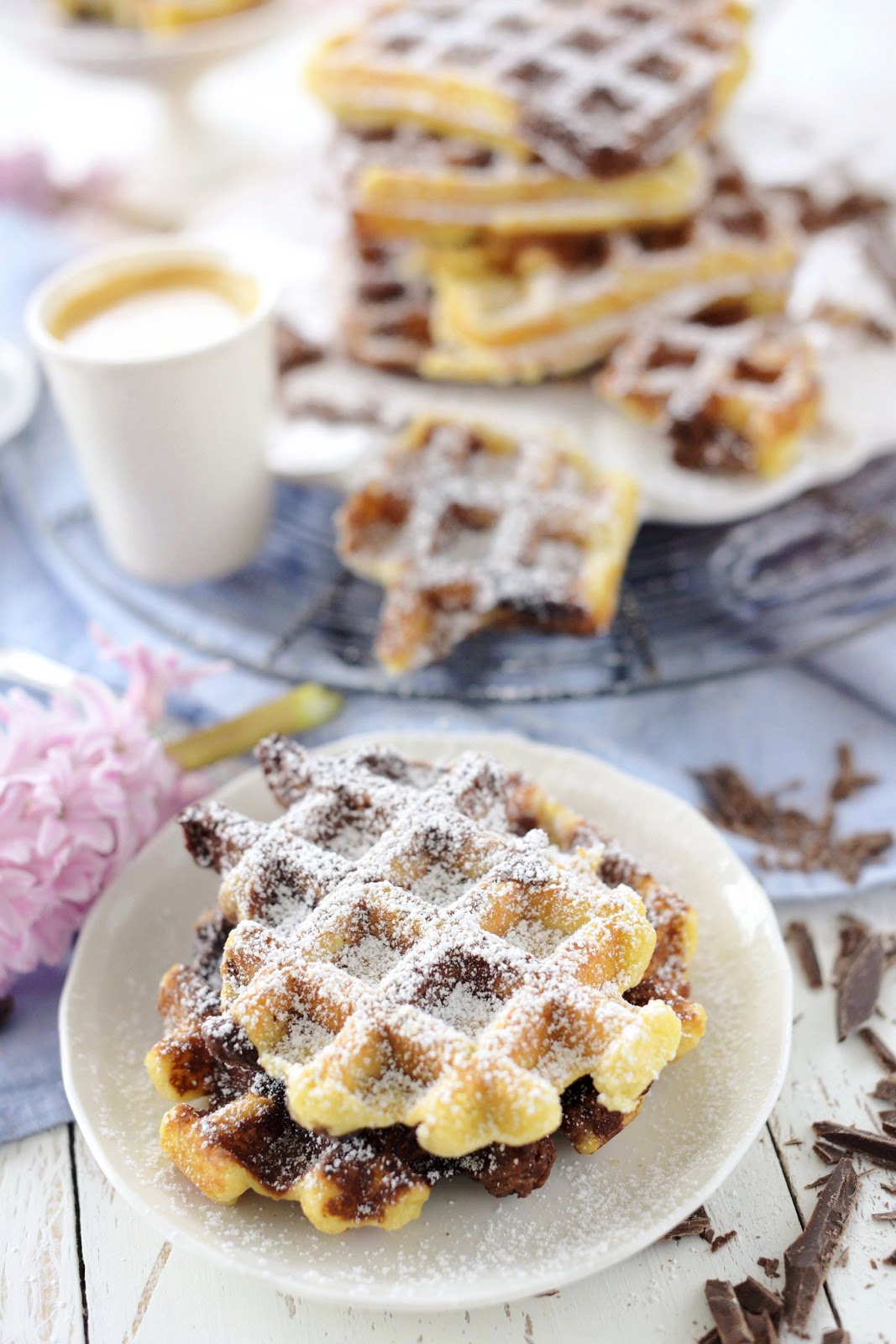 Kessy&amp;#39;s Pink Sugar: Kuhflecken Waffeln – Lütticher Waffeln – Belgische ...