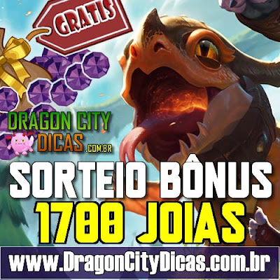 1700 JOIAS GRÁTIS - SORTEIO BÔNUS! 1700 JOIAS GRÁTIS - SORTEIO BÔNUS!